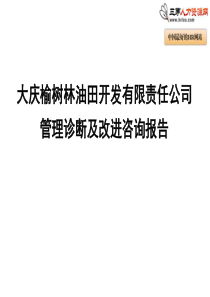 管理诊断及改进咨询报告--大庆榆树林油田