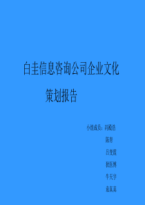 白圭企业文化策划 第二组(1)