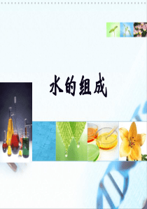 水的组成(优质课一等奖)