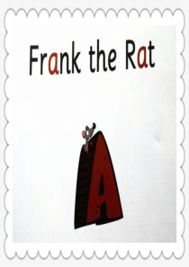 攀登英语-有趣的26个字母-Frank-the-rat