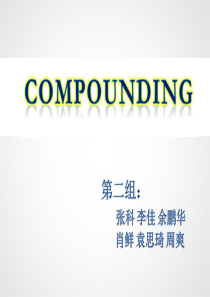 (精品)构词法(compounding)