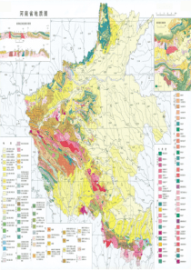 河南省地质图