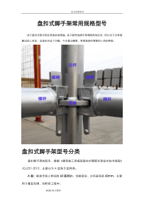 盘扣式脚手架常用规格型号(图文)