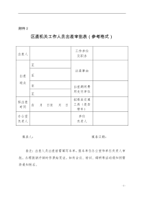 出差通知单模板