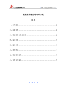 （花山）混凝土裂缝处理专项方案2