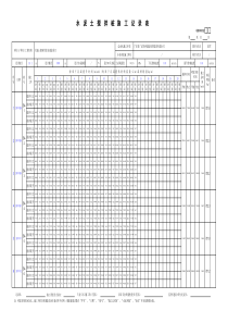 水泥土搅拌桩施工记表(CD段13.1米）
