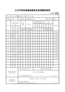 32土方开挖后桩基础复核及桩质量检查表GD2301032     文本笔记