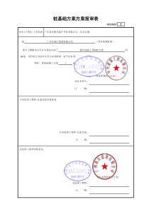 GD220207施工组织设计方案报审表改