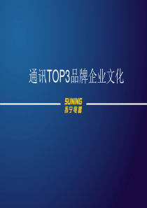 苏宁电器各品类TOP3品牌企业文化(通讯)