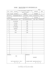 表R02  钢结构焊接分项工程质量验收记录