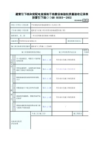 避雷引下线和变配电室接地干线敷设检验质量验收记录表（防雷引下线）6