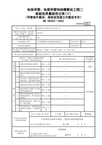 6 电线导管、电缆导管和线槽敷设工程检验批质量验收记录(Ⅱ)（导管室外敷设、埋地或混凝土内敷设专页）