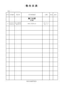 267栋卷内目录（电）