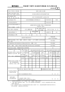 19____系统阀门(配件)安装前外观检查—压力试验记录GD3010219