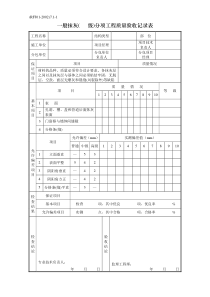 09-分项工程质量验收纪录-装修工程