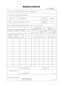 8水压试验(自动喷淋系统）