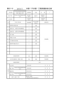 c2-10 分部（子分部）质量验收记录(1)