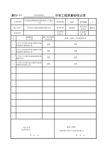 c2-11 分项工程验收记录(1)