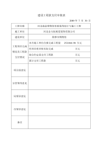 金大陆 建设工程款支付审批表7(1)