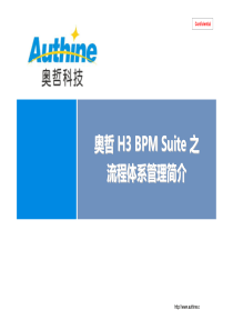 奥哲H3流程体系管理系统介绍+V2.0