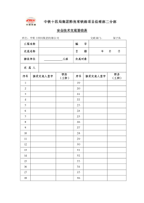 标准安全技术交底签到表