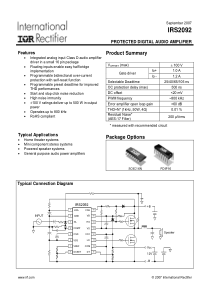 IRS2092S-D类功放-pdf