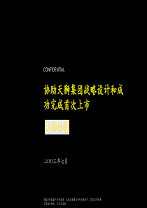 麦肯锡：某公司战略设计和首次上市咨询报告(ppt 84)