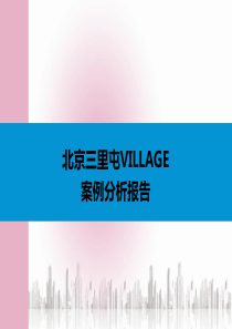 北京三里屯VILLAGE案例分析报告