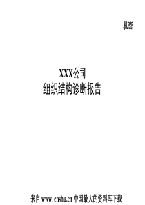 组织结构诊断报告(ppt 65)(1)