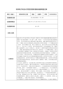 党员发展对象实践教育登记表