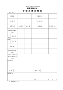 55桥梁总体检查表