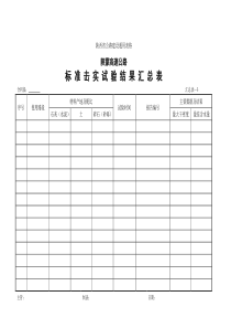 标准击实汇总表