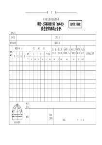 11    周边收敛测试记录表