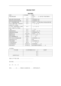 国际投标书附件