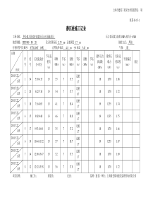 静压桩施工记录