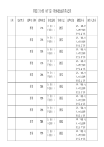 四CT室消毒记录