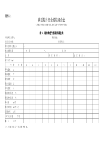 典型粮库安全储粮调查表