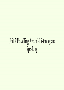 人教版(2019)英语第一册：Unit-2-Travelling-around-Listening-