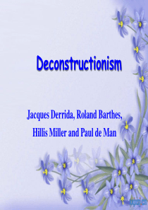 Deconstructionism