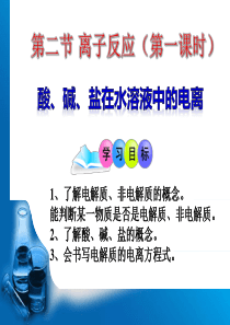 酸碱盐在水溶液中的电离-教学课件