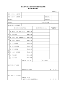 030401暗龙骨吊顶工程检验批质量验收记录表