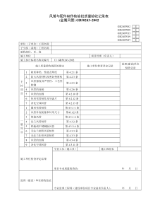 GD2407002风管与配件制作检验批质量验收记录表(金属风管)