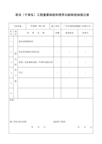 D2使用功能抽查记录--（竣工验收完成前相关资料的抽查）