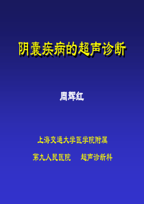 阴囊疾病的超声诊断