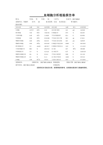 (完整版)血细胞分析检验报告单