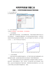 时间序列实验习题汇总