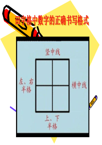 数字的书写格式