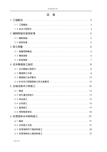 涉水工程施工方案设计