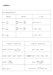 《高等数学》上册知识点汇总