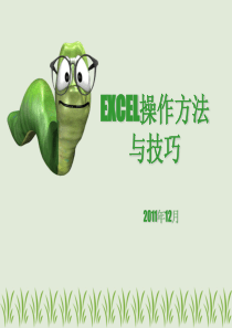 Excel操作方法与技巧